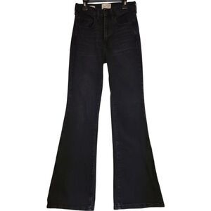 Universal Thread Charcoal High Rise Flare Jeans Womens Size 0, Measures 26x32